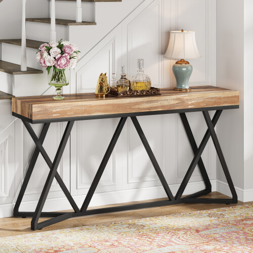 Tribesigns Tribesigns 55 Inches Console Table, Sofa Table Wood Entryway Table 1