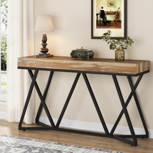 Tribesigns Tribesigns 55 Inches Console Table, Sofa Table Wood Entryway Table