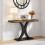 Tribesigns Tribesigns Industrial Console Table, 100cm Narrow Entryway Foyer Table 5