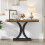 Tribesigns Tribesigns Industrial Console Table, 100cm Narrow Entryway Foyer Table 6