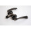 (Black Nickel, Privacy Quick Latch) ONYX Twirl Push Button Privacy Latch & Handle Sets 1