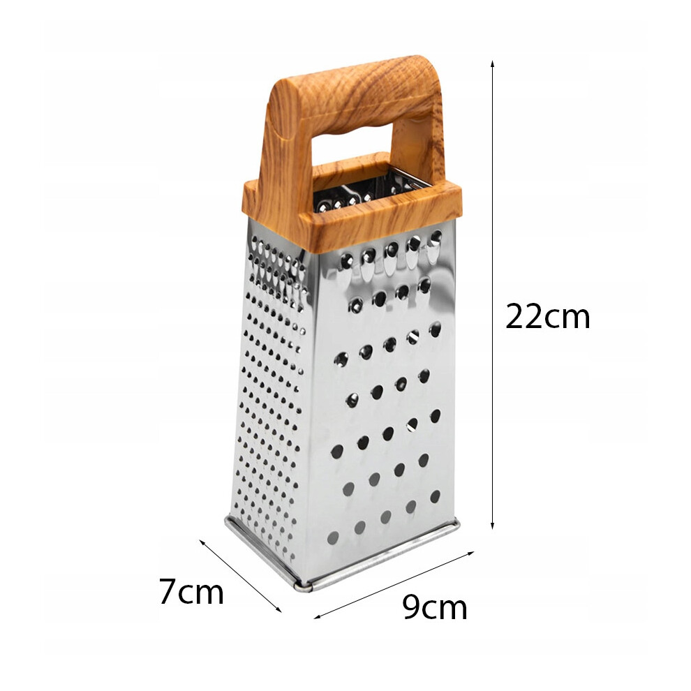 (22 cm) Vegetable Box Grater Stainless Steel Many Sizes
