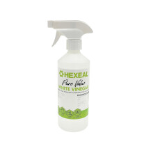 Hexeal Pure Value White Vinegar 500ml Spray - 500ml Spray Bottle of Food Grade White Vinegar for Cooking, Cleaning, Pickling & Baking Cleans Surface