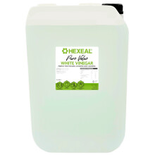 Hexeal Pure Value White Vinegar 25L - 25L of Food Grade White Vinegar for Cooking, Cleaning, Pickling & Baking Cleans Surfaces, Deodorises & Removes