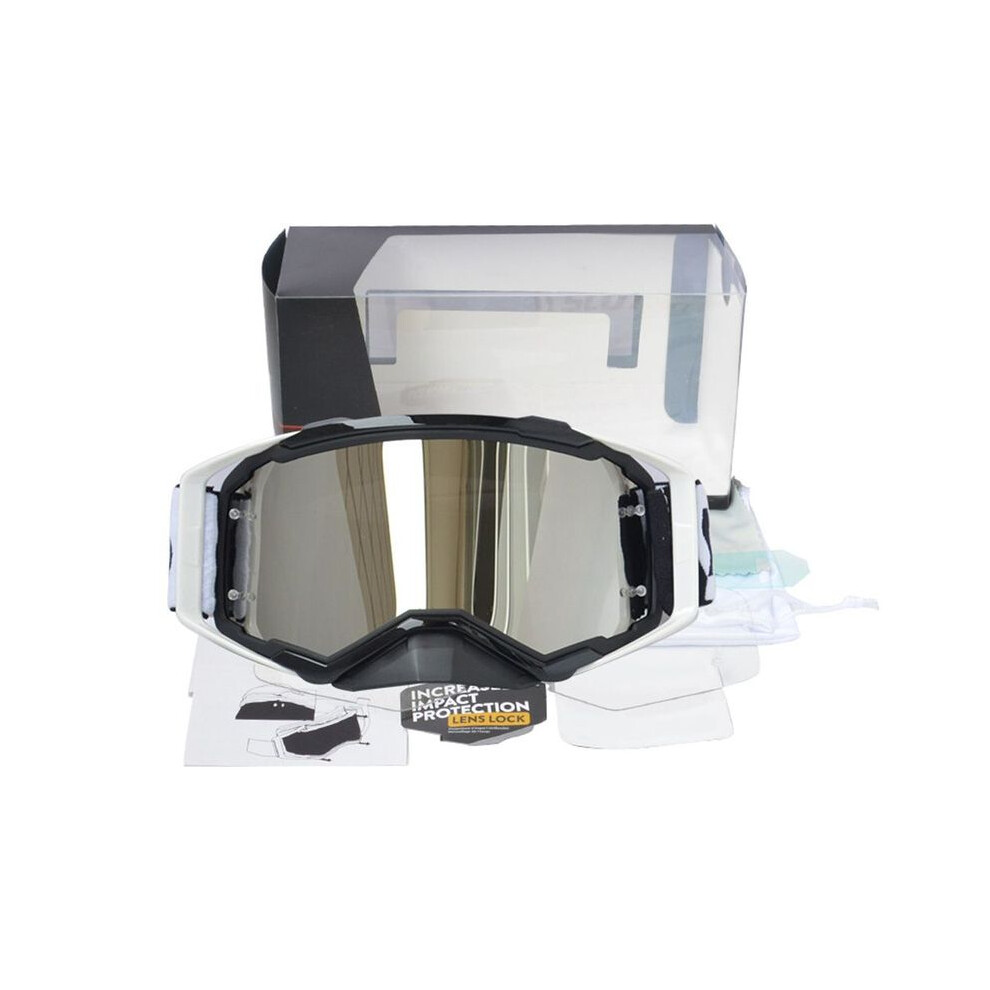 (Black) Cool Motorcycle Goggles Outdoor Cycling Motocross Helmet Glasses Riding Black 9487227249589