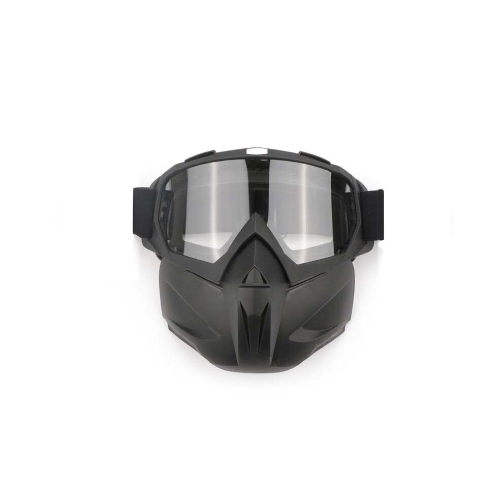 (A5 Clear Lens) Motorcycle Face Mask Goggles Motocross Off-Road Atv Dirt Bike Eyewear 9487227272877