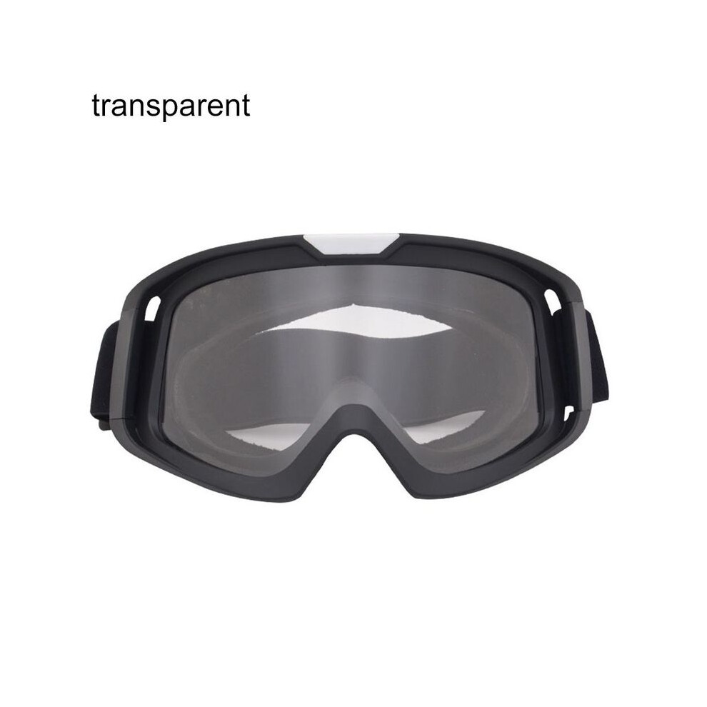 (Transparent) Cool Motorcycle Goggles Outdoor Cycling Motocross Helmet Glasses Riding 9487227284412