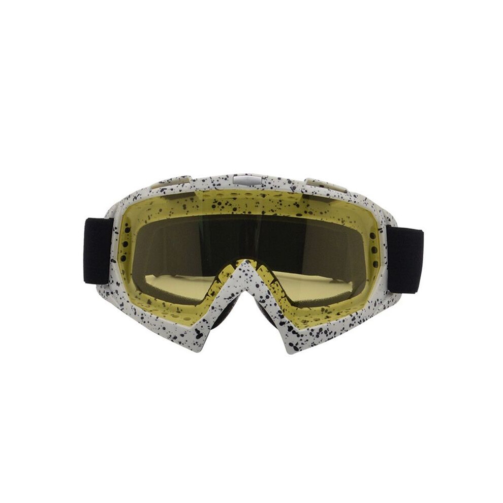 (Yellow2) Cool Motorcycle Goggles Outdoor Cycling Motocross Helmet Glasses Riding 9487227295050