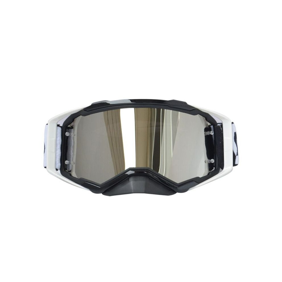 (Black) Cool Motorcycle Goggles Outdoor Cycling Motocross Helmet Glasses Riding Black 9487227311781