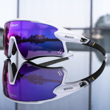 (24B) Pochromic Cycling Glasses MTB Riding Running Sunglasses UV400 Polarized