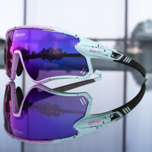 (35) Pochromic Cycling Glasses MTB Riding Running Sunglasses UV400 Polarized