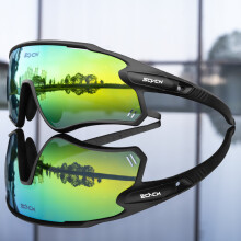 (22) Pochromic Cycling Glasses MTB Riding Running Sunglasses UV400 Polarized