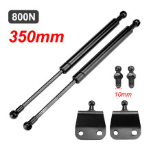 (350mm) 2Pcs 800N Gas Strut Bars Gas Spring Support 300/350/400/450/500mm For
