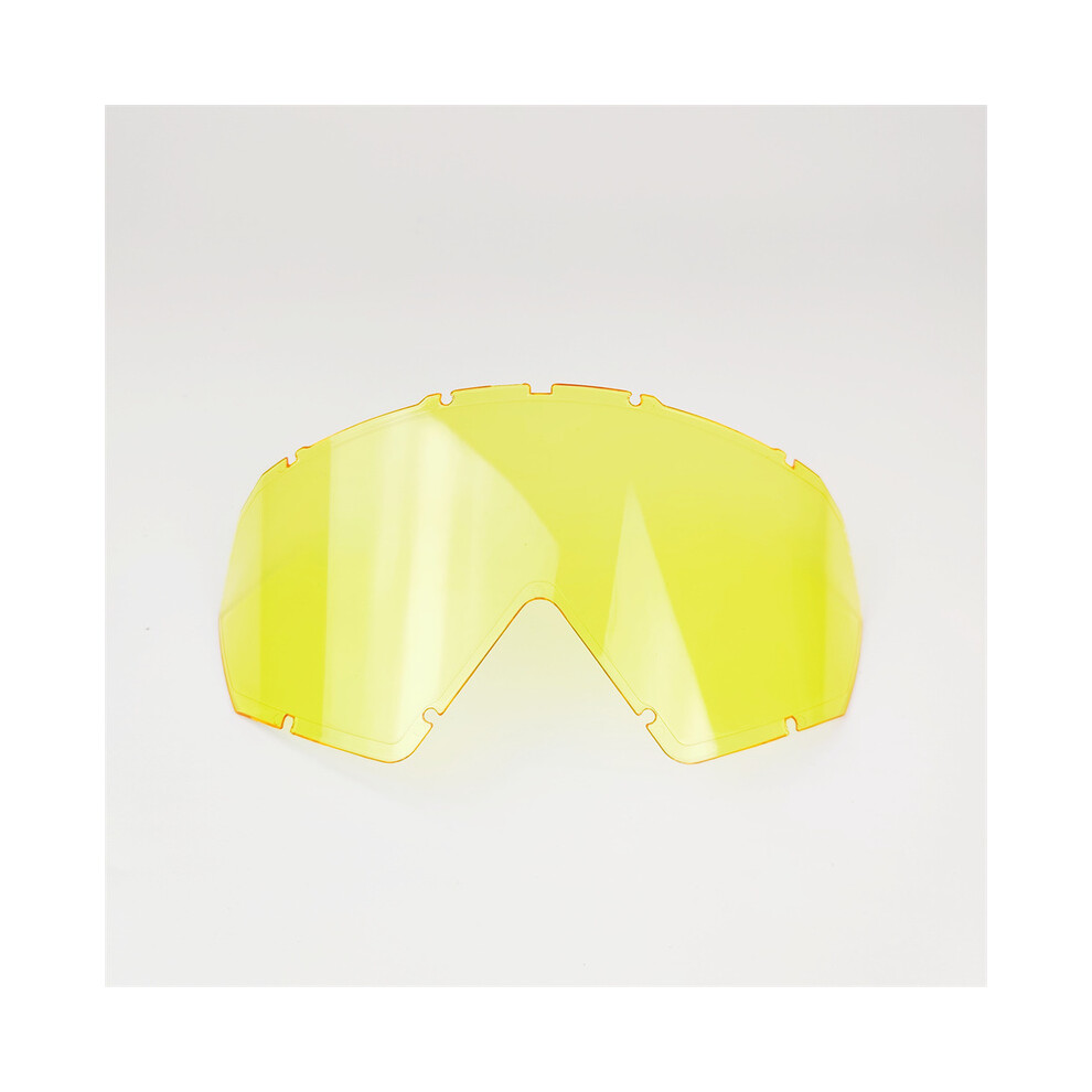 (1 Pcs- Lens) Off-Road Goggles Motocross Glasses Mtb Atv Motorcycle Goggles Mask Removable Yellow 9487227286898