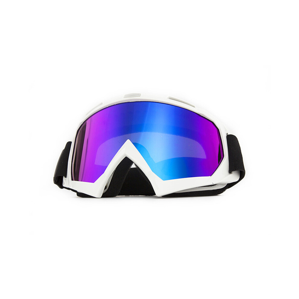 (-Colorful) Off-Road Goggles Motocross Glasses Mtb Atv Motorcycle Goggles Mask Removable White 9487227293438