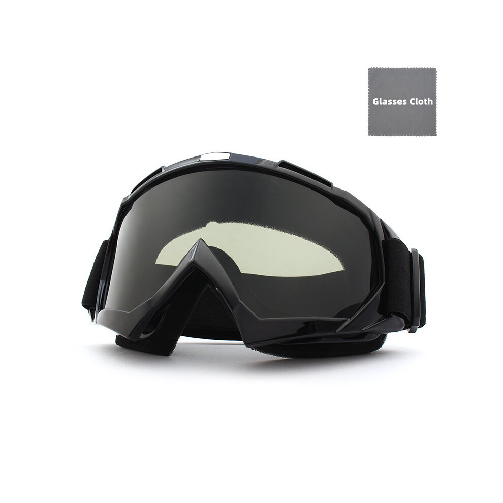 (-Grey) Off-Road Goggles Motocross Glasses Mtb Atv Motorcycle Goggles Mask Removable Black/Grey 9487227293520