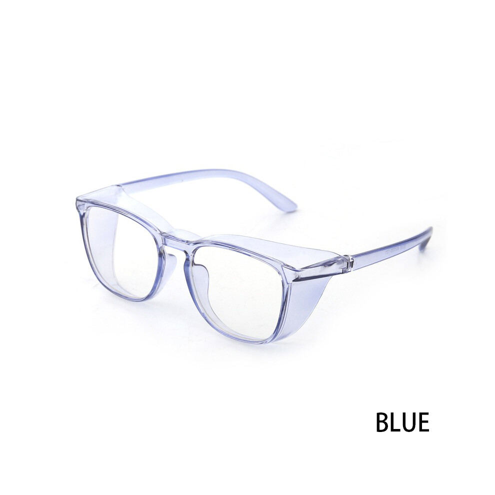 Photos - Climbing Gear MAXPOWER  Transparent Sand-proof Anti-shock Biking Safe Goggles Anti Blue Light (Blue)