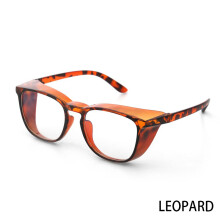 (Leopard) Transparent Sand-proof Anti-shock Biking Safe Goggles Anti Blue Light