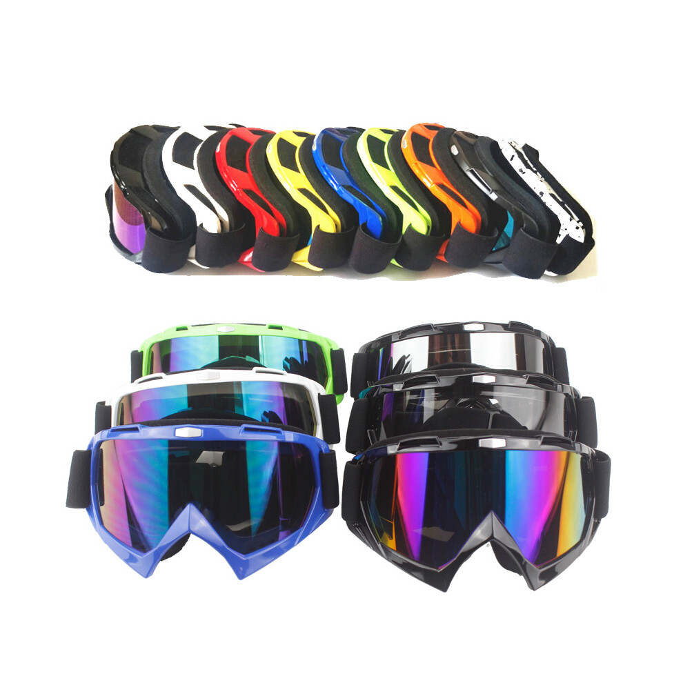 Adult Motocross Goggles Motorcycle Goggles Glasses Atv Clear Lens Ski 9487227266876