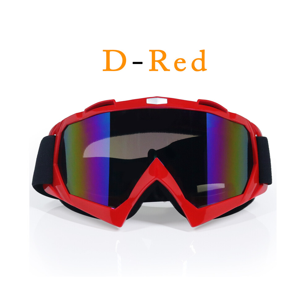 (6) Adult Motocross Goggles Motorcycle Goggles Glasses Atv Clear Lens Ski 9487227293681