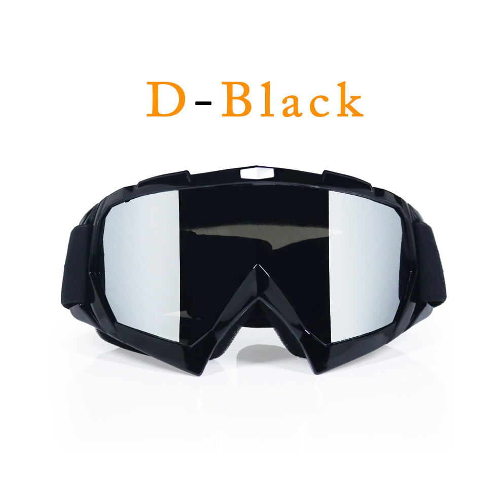 (12) Adult Motocross Goggles Motorcycle Goggles Glasses Atv Clear Lens Ski 9487227293698