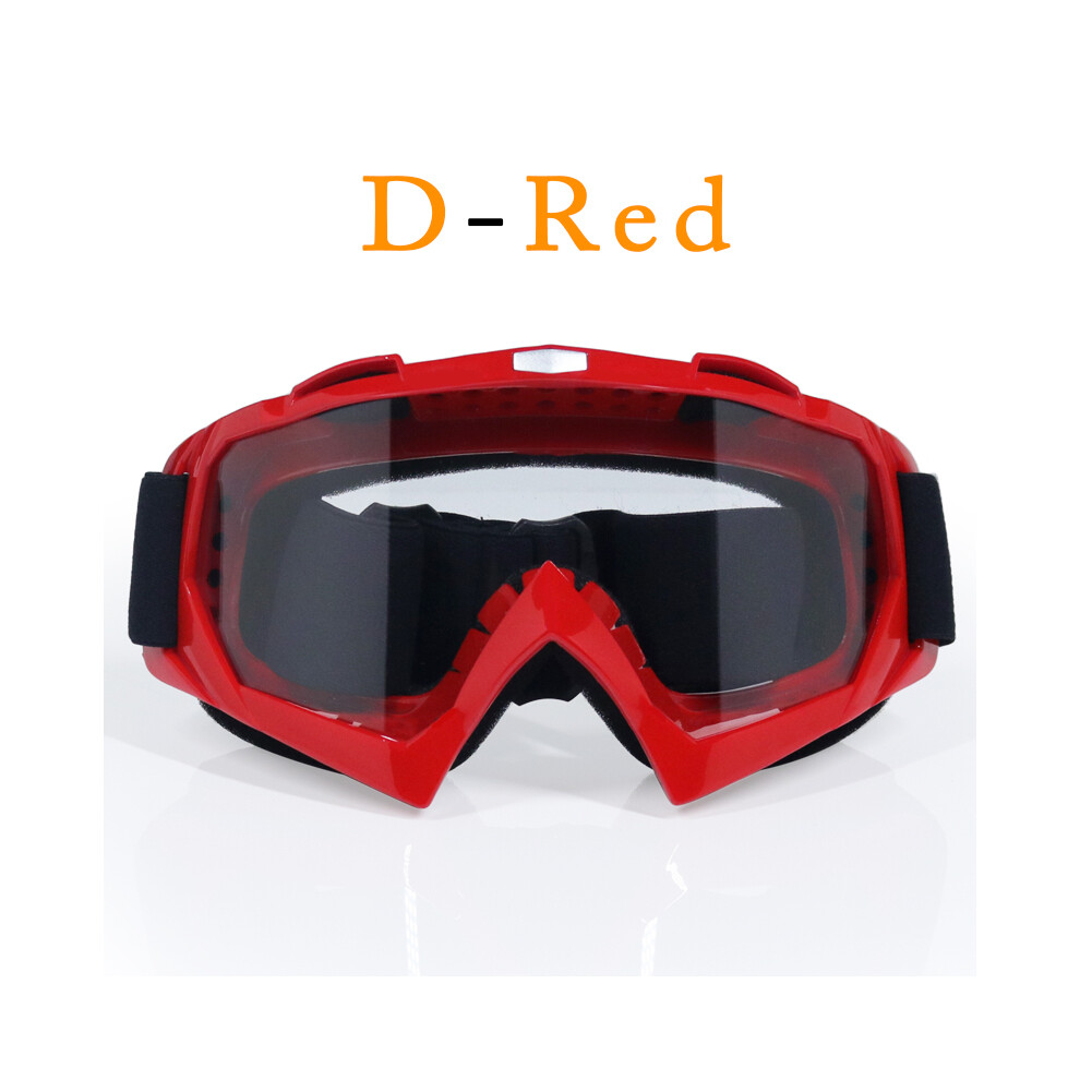 (5) Adult Motocross Goggles Motorcycle Goggles Glasses Atv Clear Lens Ski 9487227293834