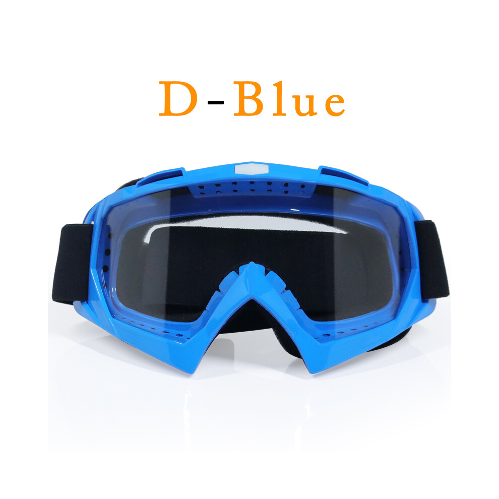 (8) Adult Motocross Goggles Motorcycle Goggles Glasses Atv Clear Lens Ski 9487227310135