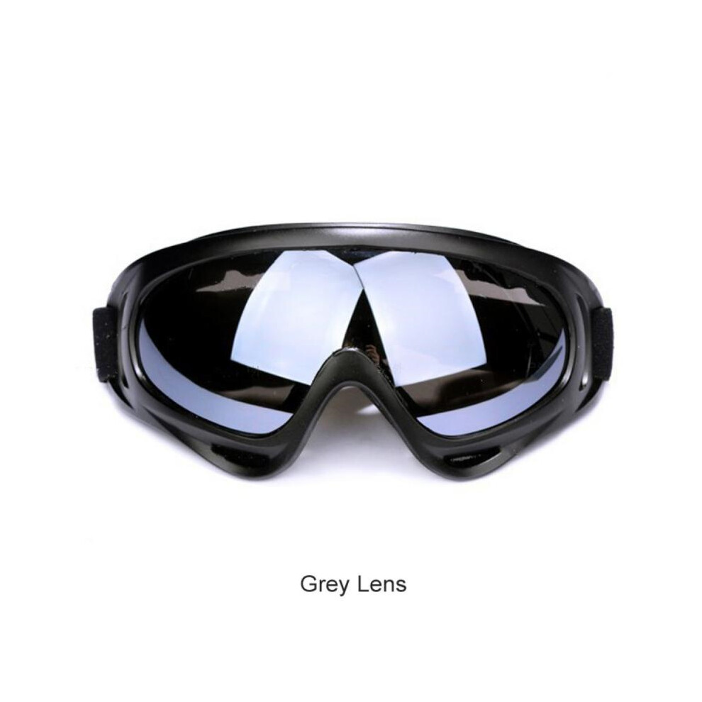(Gray) Motorcycle Goggles Masque Motocross Goggles Helmet Glasses Windproof Off Gray 9487227274772