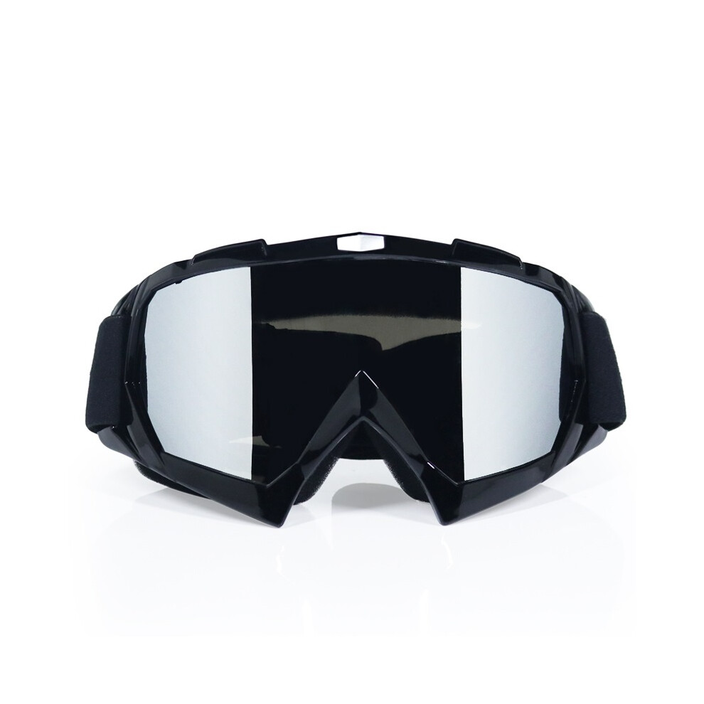 (-Sliver) Latest High Quality Motocross Goggles Glasses Off Road Masque Helmets Black 9487227281558