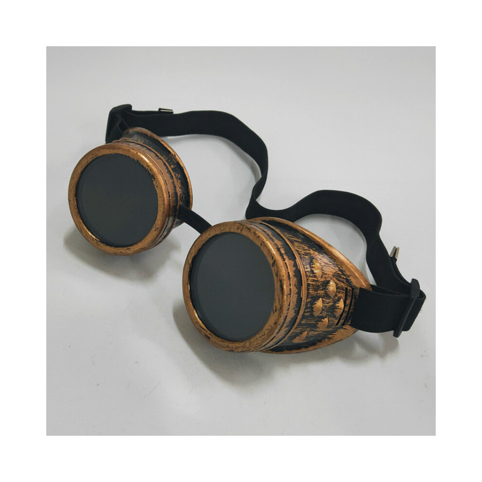 (B) Heavy Metal Steampunk Motorcycle Glasses Gothic Style Goggles Welder Glasses 9487227277988