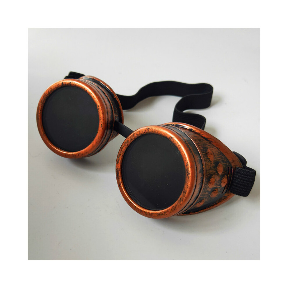 (F) Heavy Metal Steampunk Motorcycle Glasses Gothic Style Goggles Welder Glasses 9487227277933