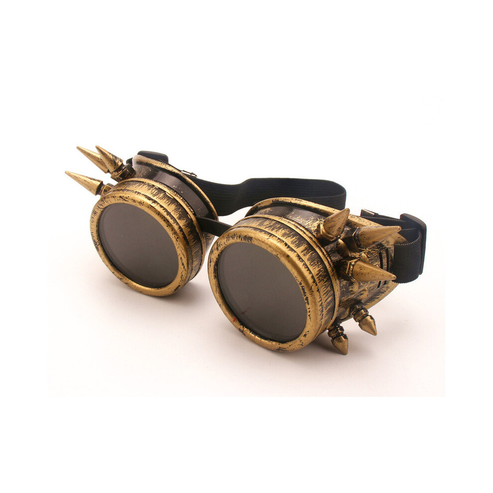 (G) Steampunk Motorcycle Glasses Retro Riding Goggles Sunglasses Gothic Style 9487227277872
