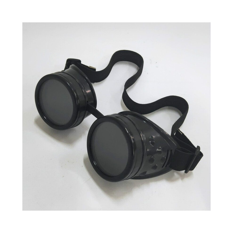 (C) Steampunk Motorcycle Glasses Retro Riding Goggles Sunglasses Gothic Style 9487227286676