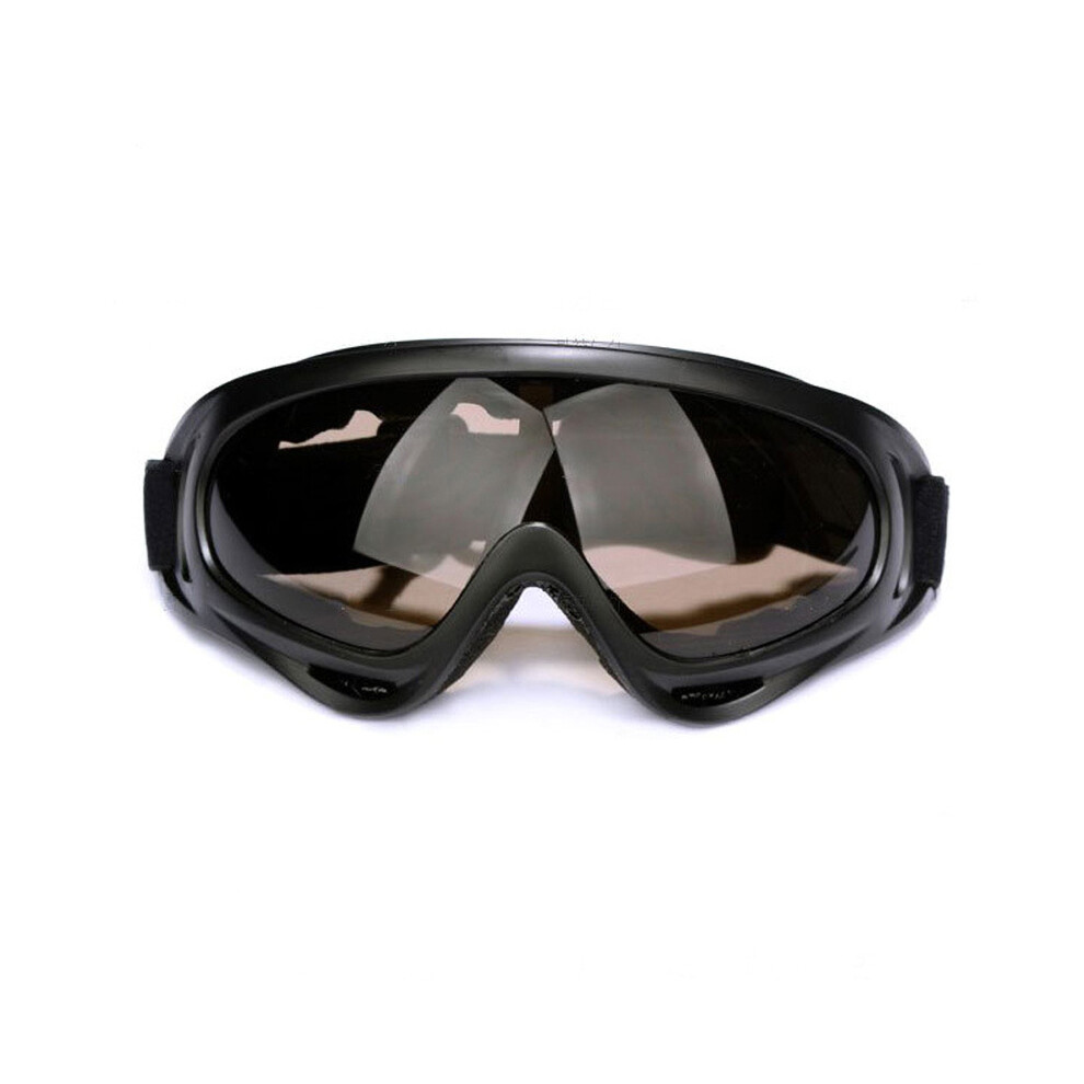 ( Lens) Motorcycle Goggles Off-Road Helmet Goggles Windproof Glasses Goggles Mask Brown 9487227289745