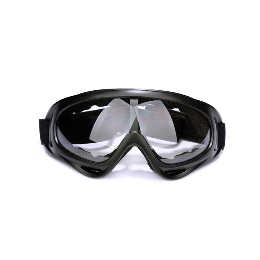 ( Lens) Dustproof Motocross Glasses Adjustable Motorcycle Goggles Breathable Full Gray 9487227285341