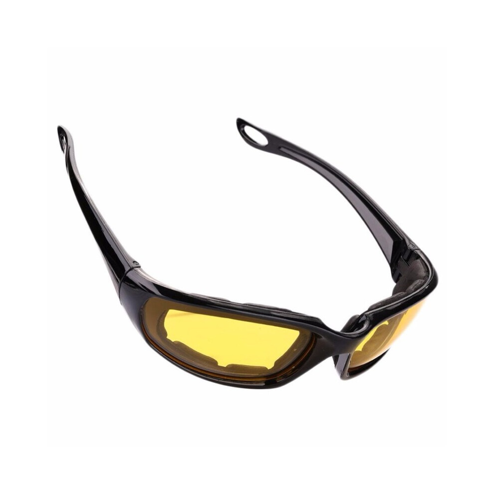 ( Lens) Riding Motorcycle Ski Goggle For Hunting Shooting Army Eye Protection Yellow 9487227292981