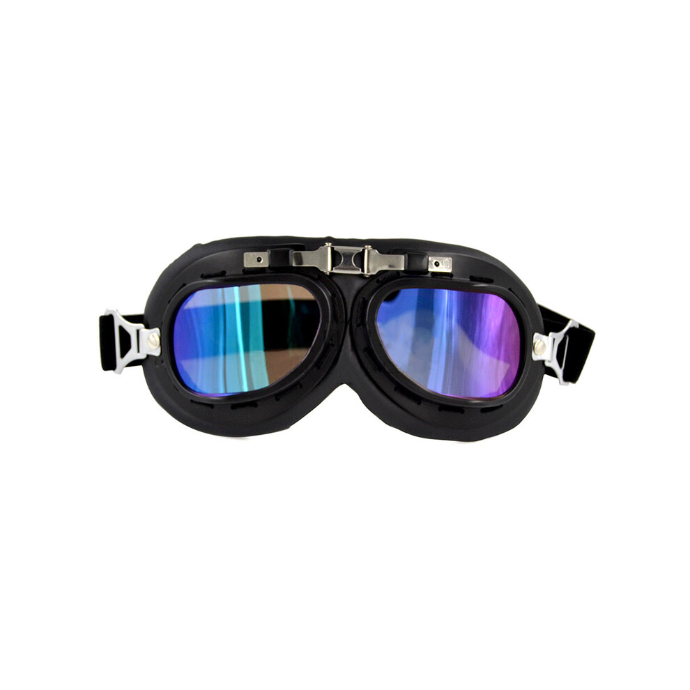 (Uv Goggles) Clear Retro Motorcycle Goggles Glasses Oculos Antiparras Gafas Moto Goggles 9487227285143