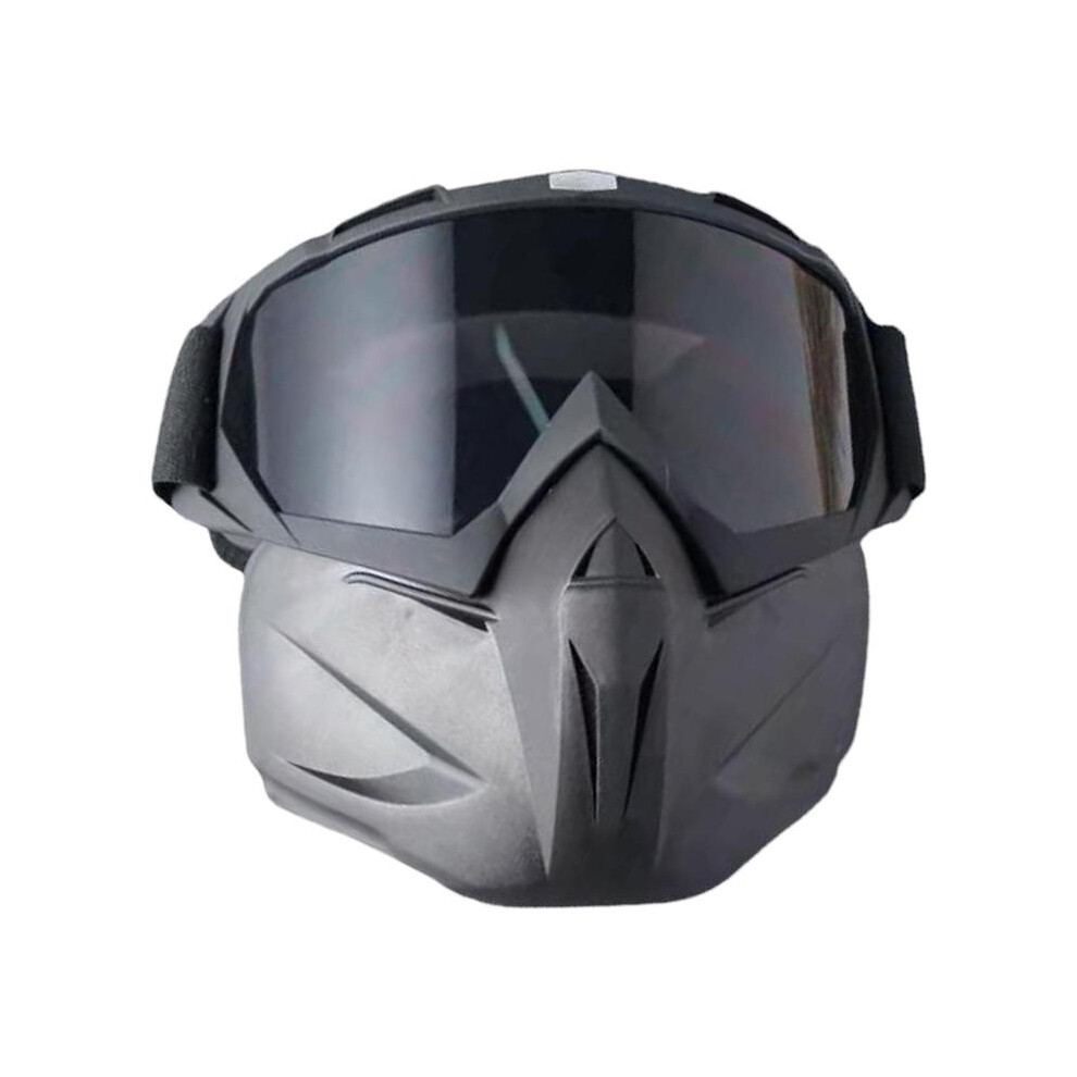(C) Motorcycle Goggles Mask Helmet Riding Goggles Removable Fit For Skiing 9487227287079