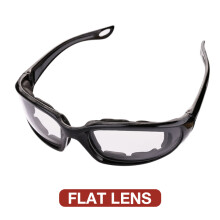 (flat lens) Riding Motorcycle Sunglasses Outdoor Sports Cycling Goggles Bike Black