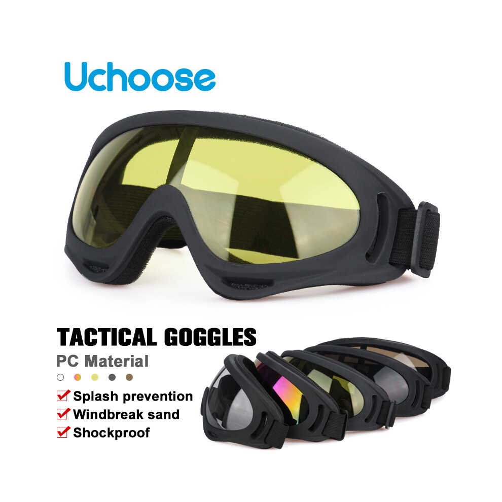 (Gray) Motorcycle Goggles Masque Motocross Goggles Helmet Glasses Windproof Off Gray 9487227291144