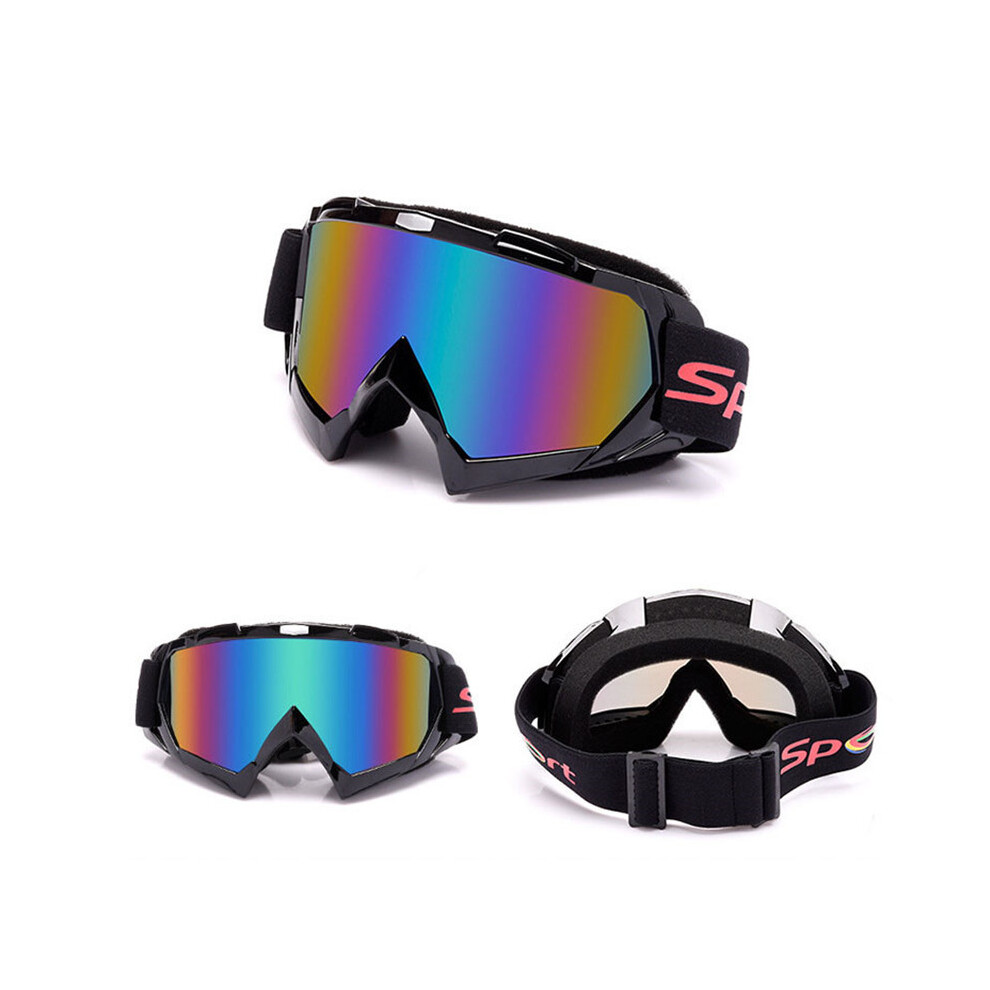 (Black And Blue) Dirt Pit Bike Goggles Motorbike Accessories Racing Moto Glasses For Husqvarna Blue,Black 9487227295043