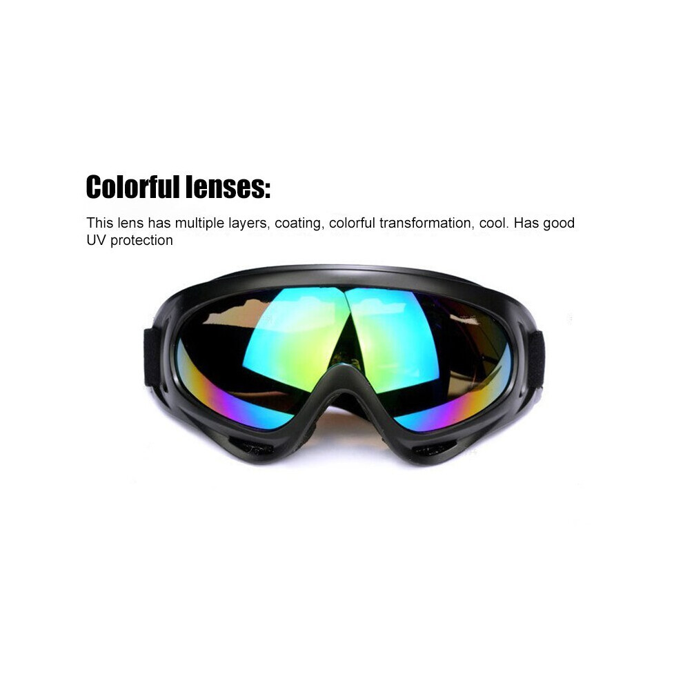 (A3) Motorcycle Goggles Masque Motocross Goggles Helmet Glasses Windproof Off 9487227300228