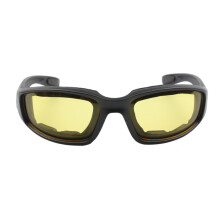 (Yellow) Outdoor bicycle riding glasses CS tactical hunting shooting air cushion