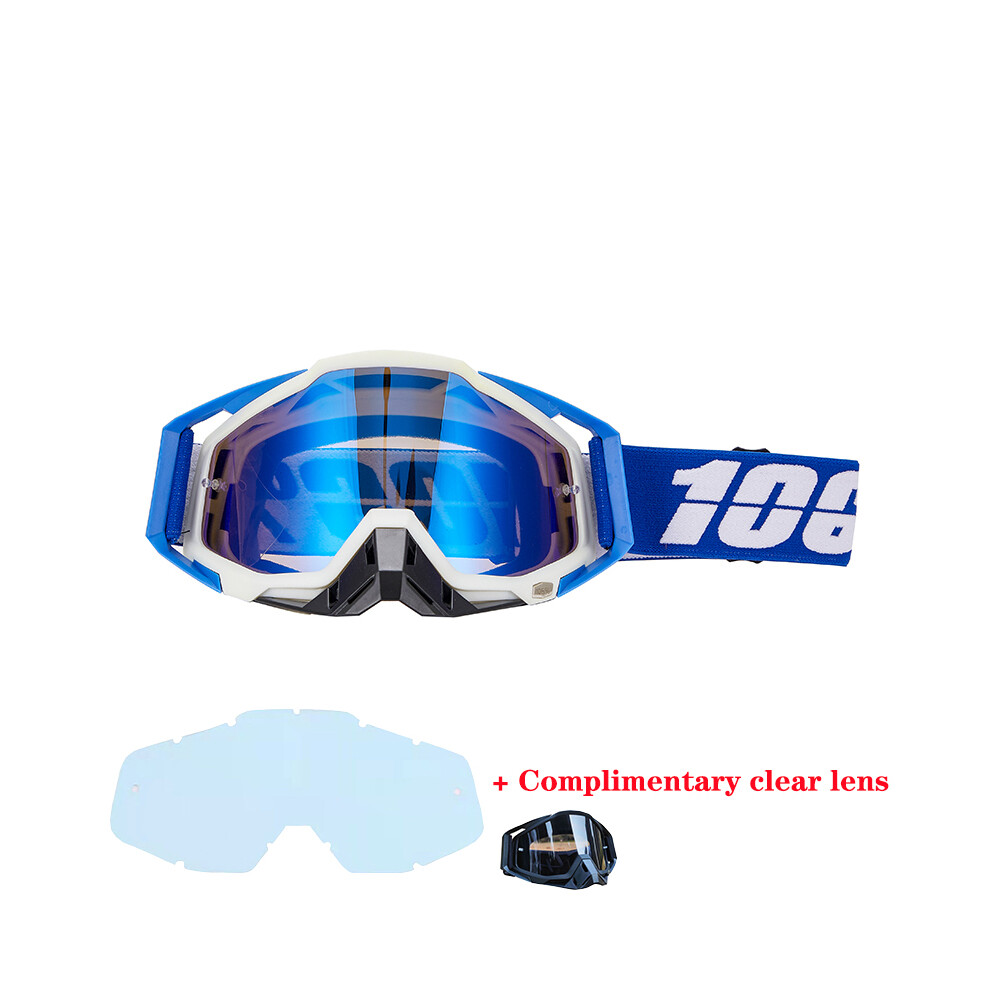 (Style 10) 106% Motorcycle Glasses Goggles Motocross Goggles Helmet Dirt Bike Atv 9487227309153