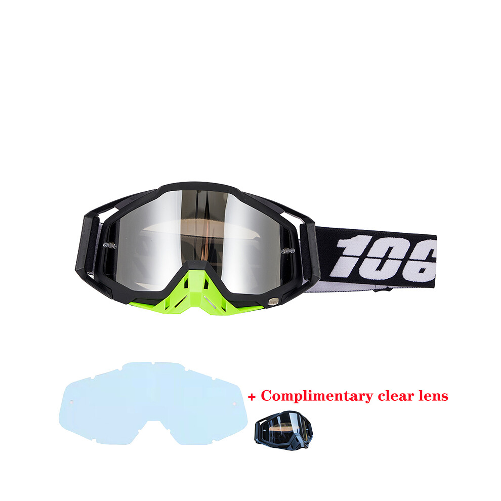 (Style 11) 106% Motorcycle Glasses Goggles Motocross Goggles Helmet Dirt Bike Atv 9487227309207