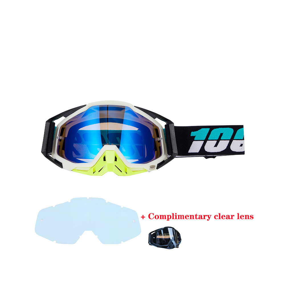 (Style 8) 106% Motorcycle Glasses Goggles Motocross Goggles Helmet Dirt Bike Atv 9487227309214