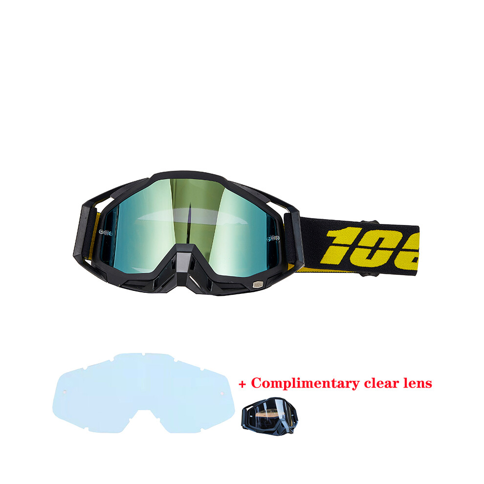 (Style 12) 106% Motorcycle Glasses Goggles Motocross Goggles Helmet Dirt Bike Atv 9487227309221