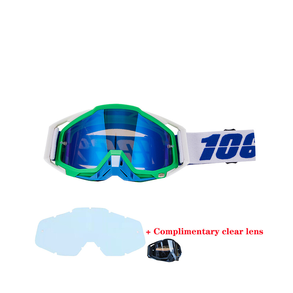 (Style 9) 106% Motorcycle Glasses Goggles Motocross Goggles Helmet Dirt Bike Atv 9487227309245