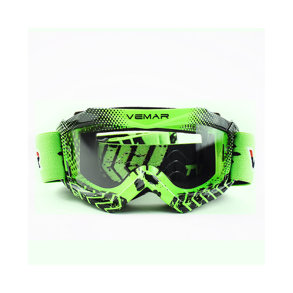 (Black) Motorcycle Glasses Windproof Motocross Goggles Kids Ski Goggle Moto Goggles Black 9487227309108