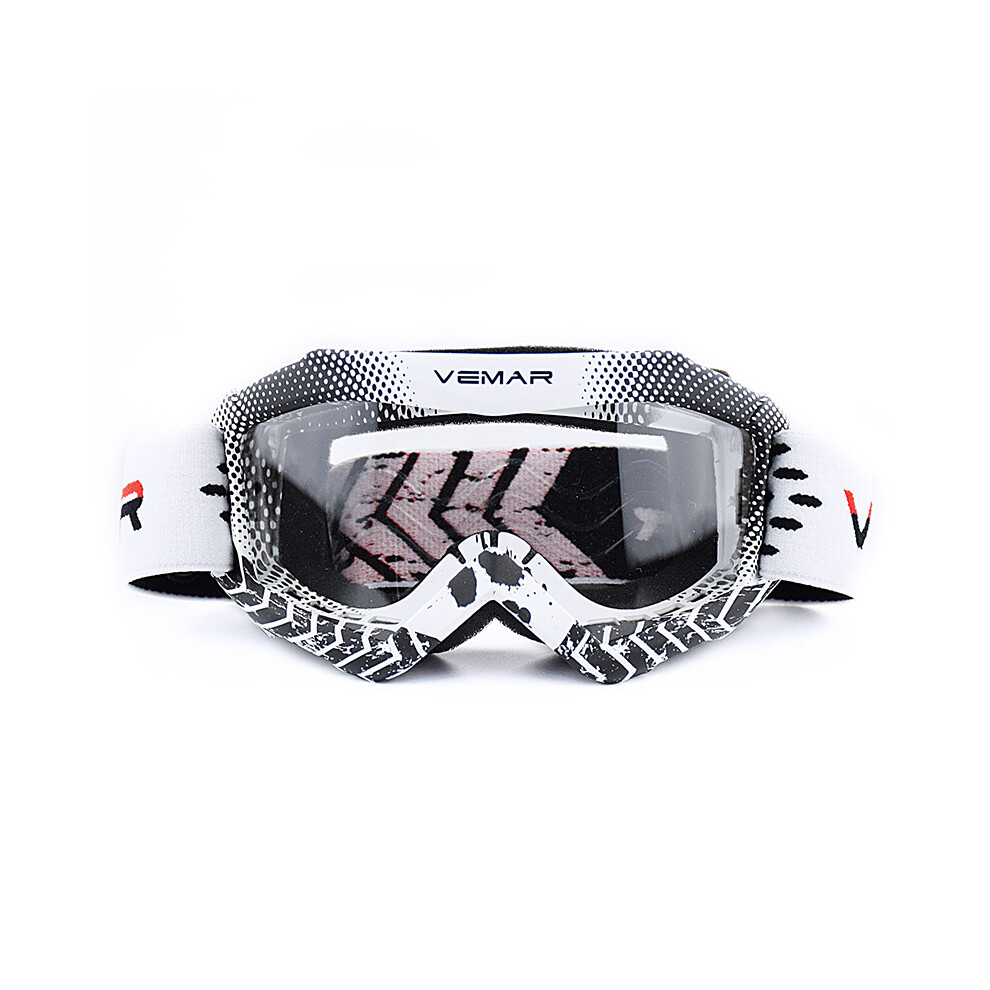 (Ivory) Motorcycle Glasses Windproof Motocross Goggles Kids Ski Goggle Moto Goggles Ivory 9487227309085